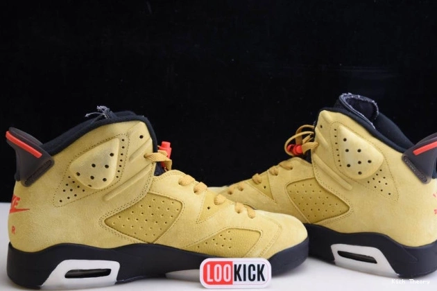 Kick Theory JORDAN 6 CN1084-300 X SCOTT YELLOW AIR TRAVIS 0817
